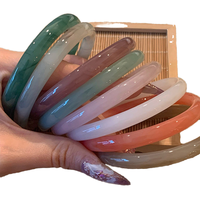 Nouveau bracelet tendance en verre émaillé multicolore de style chinois Hanfu pour femmes, bijoux géométriques à la mode