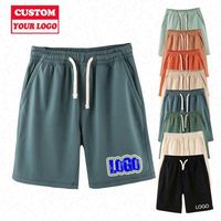100% coton hommes sueur impression personnalisée Logo Nylon maille course Cargo respirant sport court avec poches hommes genou longueur Shorts