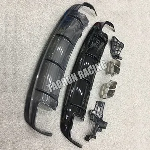 Difusor de parachoques trasero de fibra de carbono W117 con puntas de escape para Benz W117 CLA200 CLA260 CLA45 Facelift con paquete <span class=keywords><strong>Amg</strong></span> 13-19 - Product Image 2