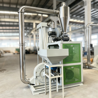 Broyeur de plastique PVC PE PP à moteur monophasé certifié CE avec engrenage automatique pour le broyage des déchets de feuilles de PE PP