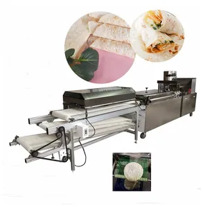 Automático lavash tortilla tamaño personalizar pan máquina de hacer pan plano de línea