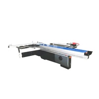 Scie à panneaux à glissière verticale de précision Rensolin avec moteur haute précision de 5,5 kW, capacité de 3200 mm pour la coupe du bois