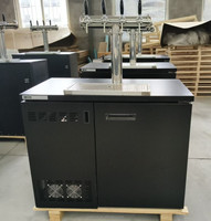 Machine à bière pression avec système de refroidissement double (ventilateur commercial et réservoir d'eau) et distributeur de boissons