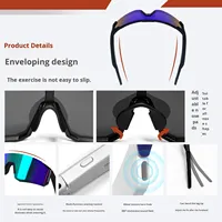 2026 New Smart Glasses UV400 Polarized Audio Sunglasses Open-Ear Sport Eyewear for Cycling Running Hiking QY-pro01