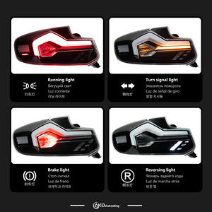 AKD luces de coche para BMW F22 F23 F87 luz trasera LED 2012-2018 220i <span class=keywords><strong>225i</strong></span> M2C lámpara freno señal DRL reversa accesorios Automotrices - Product Image 3