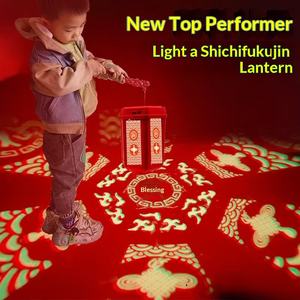 Nouvelle Lampe Portative Porte-Bonheur E27 à Visser, Rotative, pour le Festival du Printemps, Ambiance Festive Familiale, Lanternes Décoratives - Product Image 3