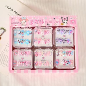 Pegatinas para decoración de uñas Sanrio, 24 unidades en caja, autoadhesivas para niñas y adolescentes - Product Image 1