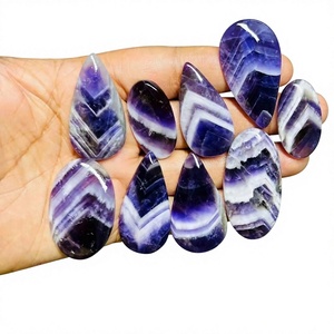 Cabujón de Amatista Natural Pulido, Piedra Preciosa Suelta, Mezcla de Tamaños y Formas, para Fabricación de Joyas y Colgantes, FAIJAN GEMS Third - Product Image 1
