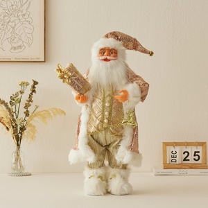 Youlun 30/45/60cm grand ornement de Figurine de père noël de noël debout pour les décorations de noël nouvel an - Product Image 2