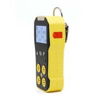 Detector Multigas de Tipo Difusión CO O2 H2S CH4 LEL con Sensor de Gas y Batería Recargable