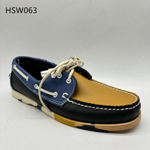 HY, Exclusivos Mocasines Casuales Antisuciedad con Diseño de Patchwork, Zapatos de Moda para Pies Anchos, Zapatos Náuticos Populares en Portugal HSW063 - Product Image 2