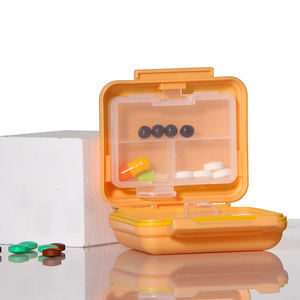 Logo personnalisé Compartiment hebdomadaire bon marché 7 jours <span class=keywords><strong>Pilulier</strong></span> de voyage en plastique - Product Image 3