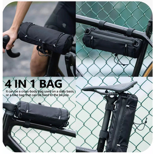 PRYES büyük kapasiteli ön bisiklet çantası dağ bisikleti için su geçirmez bisiklet çantası fermuar açık bisiklet çantası Bikepacking - Product Image 5