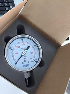 Pressure <b>Gauge</b> Model 233.50.100 Pressure Indicators 0-1000bar G1/2 <b>Threaded</b> Stainless Steel 316L Liquid-filled Shock-resistant - Product Image 4