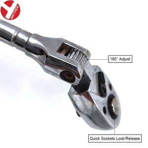 72 Tooth Reversible Lightweight Extendable Long <strong>Ratchet</strong> <strong>Wrench</strong> Handle with Soft Grip Handle - Product Image 5