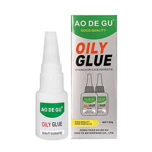 AODEGU Super Adhésif Plastique Métal Bois Cuir 20g Adhésif Fort Cyanoacrylate Éthyle - Product Image 1