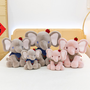 Nuovo Peluche a Forma di <span class=keywords><strong>Elefantino</strong></span> con Tema Mela - Regalo di San Valentino, Giocattolo Confortante per Dormire in Poliestere + Disponibile all'Ingrosso - Product Image 3