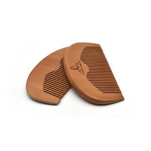 <b>Creative</b> <b>Gift</b> Wooden Mustache Comb Beard Hair Pocket Comb for Men - Product Image 4