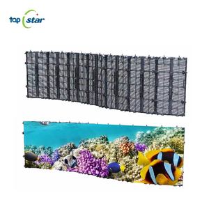 Écran LED transparent extérieur P3.91 numérique personnalisé haute luminosité 1000*1000mm pour armoire, étanche, vente en gros - Product Image 1