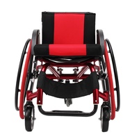 Freizeit stil Sport Aktiver Rollstuhl Aluminium legierung Stoß dämpfung Freizeit Typ Sport rollstuhl