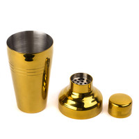 Shaker à cocktails TOPIN de style classique en acier inoxydable 304 de haute qualité, robuste, 410 ml/510 ml