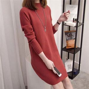 Nuovo <span class=keywords><strong>Maglione</strong></span> Autunnale alla Moda a Maniche Lunghe con Collo Alto, Top Casual Coreano Ampio, Direttamente dal Produttore, Abbigliamento in Maglia - Product Image 2