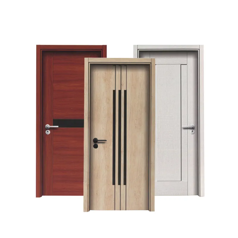 باب جلدي خشبي بتصميم جديد/جلود أبواب جراج من الماهوجني ميلامين