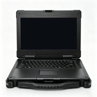 Nouvel ordinateur portable robuste de 14 pouces, 1000 nits, Windows 10/11, carte dédiée 4G+5G, Intel Core I7, IP65, avec clavier anglais pour les entreprises