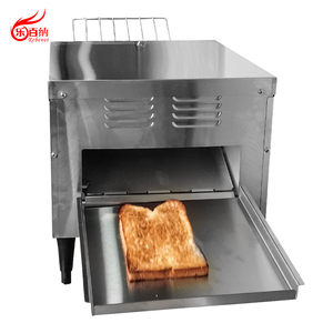 Tostadora de Pan Eléctrica Comercial de Alta Resistencia, Velocidad de <span class=keywords><strong>la</strong></span> Cinta Ajustable, 150 Rebanadas/Hora, para Restaurante, Panadería, Hotel CT-1 - Product Image 5