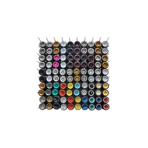 Ruedas <span class=keywords><strong>de</strong></span> Aleación Premium <span class=keywords><strong>de</strong></span> 5 Estrellas para Autos a Escala 1/64, 10.8mm 12.8mm, Ruedas <span class=keywords><strong>de</strong></span> Goma 1/64, Lote <span class=keywords><strong>de</strong></span> Ruedas y Neumáticos Metálicos 1/64 - Product Image 4