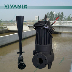 Aérateur à jet submersible Push-Flow avec boîtier de moteur en fonte pour le mélange anaérobie <span class=keywords><strong>et</strong></span> aérobie dans les réservoirs - Product Image 2