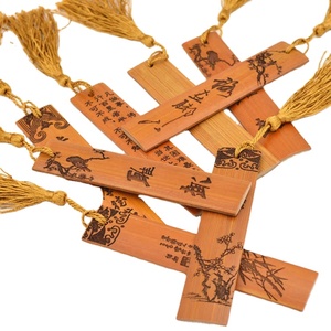 Bamboo Craft Gift Bookmark Bamboo With Spike Carved Crafts Tourist Attractions Souvenirs Folk Crafts