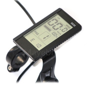 S830 écran LCD universel panneau de compteur de vélo électrique 24V/36V/48V écran étanche avec prise USB pour pièces Ebike