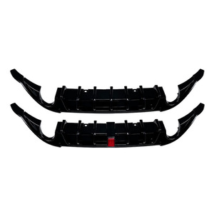Volkswagen Golf 7 Rear <b>Diffuser</b> With <b>Led</b> Light 2013-2016 Pp Material For Cross Border Modification - Product Image 3