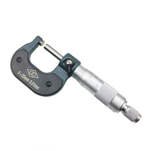 Harbin Measuring Measurement Bureau Outside <b>Micrometer</b> 0-25mm 0.01mm Resolution Steel Mechanical - Product Image 2
