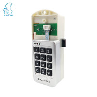 Serrure à code numérique DMZ-1982M-A avec clavier, disponible en plusieurs couleurs, installation discrète pour armoire de rangement domestique