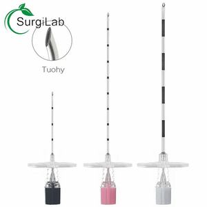Aiguille d'anesthésie épidurale stérile à usage unique avec pointe émoussée Tuohy 18/19/20G pour la chirurgie - Product Image 2
