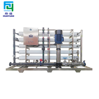 Système de filtration d'eau RO industriel de grande capacité 30000LPH avec pompe et PLC, garantie 1 an pour usage industriel, prix d'usine