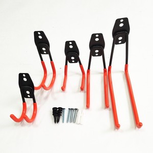 Orange Garage Heavy-Duty Iron Safety <strong>Tool</strong> <strong>Hook</strong> Set Wall Mount Hanger Bicycle Rack Ladders-Furniture Legs Heavy Industry Use - Product Image 1