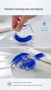 Solette in Silicone Ecologiche con Supporto <span class=keywords><strong>per</strong></span> Arco Plantare, Inserti Massaggianti <span class=keywords><strong>per</strong></span> Fascite Plantare e Spinotto Calcaneo, <span class=keywords><strong>per</strong></span> <span class=keywords><strong>Uomo</strong></span> e Donna, Ammortizzanti e Antidolorifici - Product Image 5