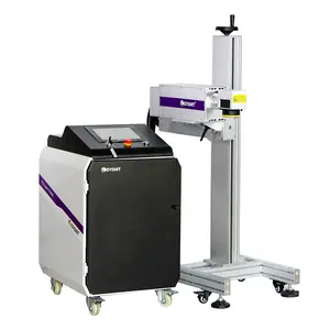 Máquina de marcação a laser do tubo do pvc 2022 pe ppr, tela sensível ao toque uv on-line voando laser, máquina de marcação, preço