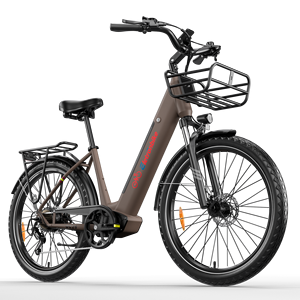 จักรยานไฟฟ้า City Electric Bike ระบบปลดล็อคอัจฉริยะ NFC พร้อมบังโคลนครบชุด แร็คท้ายบรรทุกสัมภาระ ระบบช่วยแรงบิด ระยะทางไกล สำหรับใช้ในครัวเรือนในยุโรป - Product Image 4