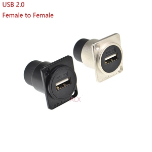 Módulo de enchufe <span class=keywords><strong>usb</strong></span> hembra de metal tipo <span class=keywords><strong>D</strong></span>, adaptador de soporte de montaje de panel <span class=keywords><strong>usb</strong></span> 3,0, conector hembra a hembra para 86 paneles cannon - Product Image 1