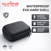 Casing Anti Guncangan Tahan Air Anti Debu dengan Airbag untuk Elektronik, Cangkang EVA Keras, Sel Udara Tiup, Interior yang Dapat Disesuaikan, untuk Perjalanan