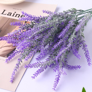 Tallos de Trigo, <span class=keywords><strong>Lavanda</strong></span> Artificial con 5 Ramas, Decoraciones Rústicas para Bodas, Plantas Artificiales, Plantas en Maceta y Flores - Product Image 3