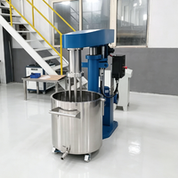 Homogénéisateur mélangeur à cisaillement élevé à levage hydraulique SUS304 pour la production de crèmes, lotions et gels cosmétiques