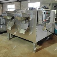Machine à torréfier rotative industrielle électrique en acier inoxydable pour céréales, maïs, fruits secs, épices, graines de tournesol, noix, noix à gaz