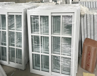Ventanas de PVC para Interiores de Casa, Ventanas Corredizas de Vinilo y Plástico, Diseño Moderno, Ventanas Corredizas de PVC con Doble Acristalamiento