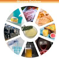 Aditivos Alimentarios a Granel, Polvo de Enzima Glucosa Oxidasa (GOD) Marca Vireo 10000 U/g para Uso en Panadería, Vida Útil de 2 Años