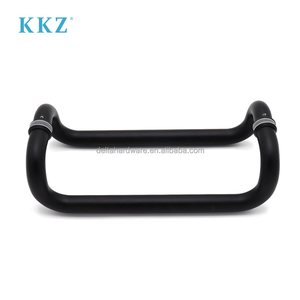 Double Bend Type Stainless Steel 304 Black Color Double Sided Glass <strong>Door</strong> Offset <strong>Pull</strong> <strong>Handle</strong> - Product Image 2